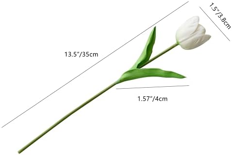 Mandy's 12pcs Artificial White Open Tulips - Image 2