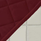 Easy-Going Reversible Couch Cover, 4 Seater Sofa, Christmas Red/Ivory | - Image 6