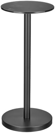 mDesign Glass Top Side/End Drink Table by mDesign