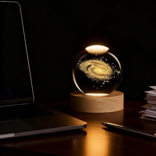 Galaxy Crystal Ball 2.4 inch Universe Gifts for Men Space Lovers - Image 6