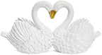 Small Swan Figurines Home Decor,Mini White Decor Animal Statues by Kakizzy