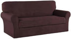 Turquoize Stretch Sofa Slipcover 2 Pieces Sofa Cover Couch Cover - Image 8