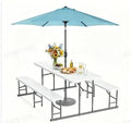 VINGLI Folding Picnic Table and Bench Set by VINGLI