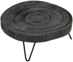 Creative Co-Op Decorative Paulownia Wood Pedestal, Black by Unknown