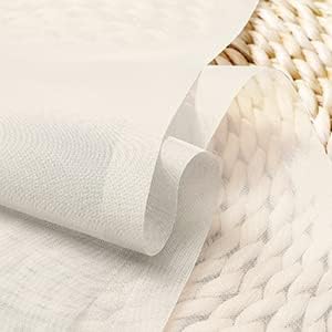 Ivory Sheer Curtains 90 Inches Long 2 Panels - Image 6
