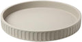 12in Decorative Tray for Coffee Table Tray Decor, Gray 100% Solid Concrete Decorative Round Tray for Kitchen, Living Room, Home Decor by KULEDM