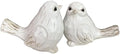 Set of 2 White Bird Decor for Home Decor, Farmhouse Bird Decor Bird Statue Sculpture - Decorative Carved Rustic Distressed Animal Bird Decor Ornaments - Collectible Bird Figurine | Spring by realideas