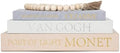 TwoDays Decorative Books for Coffee Table Decor – Faux Book Storage Box Set for Home Shelves, Linen Fabric Storage Boxes, Aesthetic Stacked Book Decoration for Living Room (Set of 3) by TwoDays