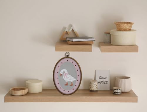 Cottage Core goose Nursery Oval Wall Art, vintage nursery decor，Waterproof - Image 3