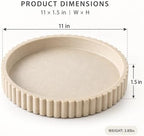 Round Decorative Tray Coffee Table Tray 11” Table Tray Dresser Decor - Image 4