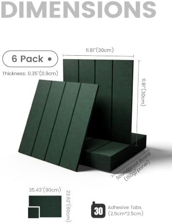 Fluxynara Felt Bulletin Board & Cork Board Alternative 36'' x 24'' - 6 Pack - Image 2
