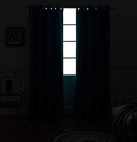Yakamok Room Darkening Curtains 52x54 inch Length Dark Grey-Living Room | 2 - Image 2