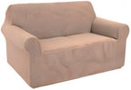 U-NICE HOME Loveseat Cover Stretch Couch Cover Sofa Slipcover, Camel | 2 - Image 8