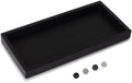 Silicone Bathroom Vanity Tray Dish Soap Holder Sink Organizer, Black by Heagoale