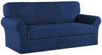 Turquoize Stretch Sofa Slipcover 2 Pieces Sofa Cover Couch Cover - Image 8