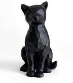 Black Cat Figurines Statue Home Decor Gifts for Women Cat Lovers ,Colletiable Carved Resin Cat Memorial Gift Knick Knacks for Shelf Desktop Office Decorations by JWTAstyleHomeDecorGifts