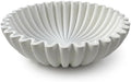 OAKOA White Decorative Bowl - Catch All Bowl - Scalloped Bowl - Ruffle Bowl by OAKOAHome