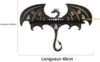Dragon Shelf, Gothic Wall Decor, Crystal Shelf Display, Fantasy Decor Gift - Image 3