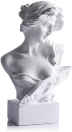 6" H Greek Mythology Bust Statue Decor,Artemis Statues Roman Goddess Figurines,Used for Sketch Practice Aesthetics Statues and Sculptures and Indoor Filling Space for Living Room, Bedroom and Study by LCCCK
