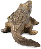 Howard Elliott Collection 52029 Gold Sculptures Antique Crocodile for Home Decoration Statue for Book Shelves, Console Tabels, Entryway, or Any room, Metallic Brassy Gold - Image 4