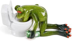 VVGIFTS Frog Figurines Cute Craft Resin Frog Statue for Home Bathroom Decor by VVGIFTS