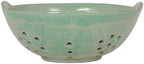 Creative Co-Op Stoneware Berry Bowl with Handles, Aqua Reactive Glaze - Image 5