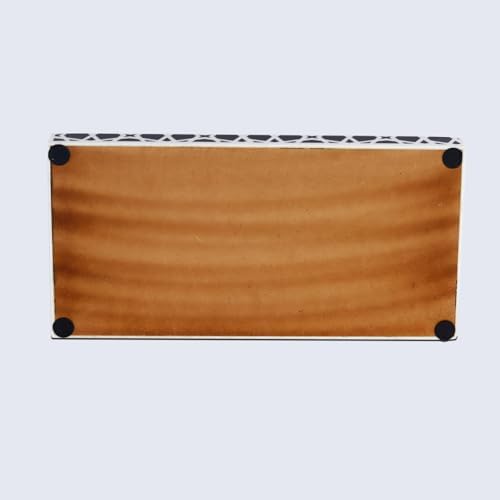 Handicrafts Home Large Decorative Storage Box with Lid, Black and White Moroccan Zellij Coffee Table Storage Box, Remote Control Holder, Keepsake Box for Living Room & Shelf Decor, Zellij 12 x 6 x 2 - Image 6