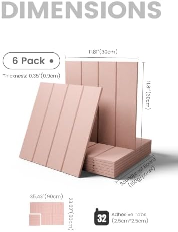 Fluxynara Felt Bulletin Board & Cork Board Alternative 36'' x 24'' - 6 Pack - Image 2