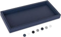 Silicone Bathroom Vanity Tray Dish Soap Holder Sink Organizer, Dark Blue by Heagoale