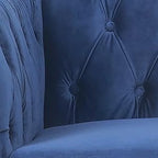 Chesterfield Loveseat Sofa, Modern Velvet Small Sofa Couch 2 Seater - Image 9