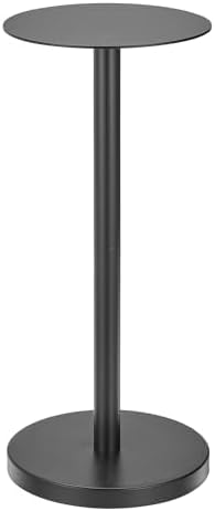 mDesign Glass Top Side/End Drink Table by mDesign