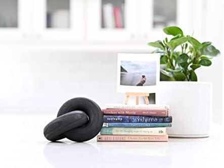 Rool Coffee Table Decor Bookshelf Decor Accents Wood Knot Decor Chain Link - Image 2