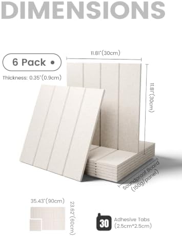 Fluxynara Felt Bulletin Board & Cork Board Alternative 36'' x 24'' - 6 Pack - Image 2