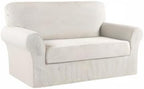 Turquoize Stretch Sofa Slipcover 2 Pieces Sofa Cover Couch Cover - Image 8