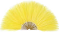 Serwalin 60 Pcs 17.7" Lemon Yellow Faux Pampas Grass Decor for Vase Filler by Serwalin