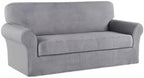 Turquoize Stretch Sofa Slipcover 2 Pieces Sofa Cover Couch Cover - Image 8