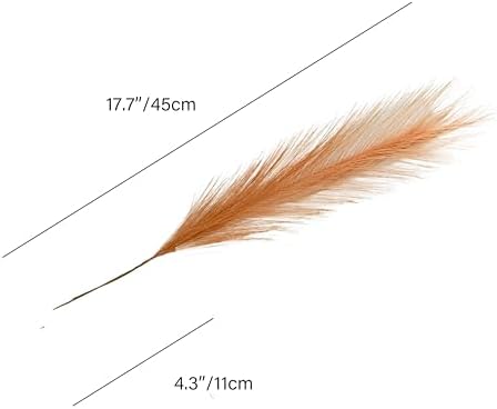 Mandy's 20 Stems Brown Silk Pampas Grass Bouquet - Image 2