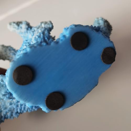 Blue Coral Decor Resin Sculpture, 7.1 Inch Nautical Home Accent for Shelf Tabletop or Cabinet, Stylish Beach Decor, Coastal Decor & Ocean Decor for Bedroom Living Room - Image 6