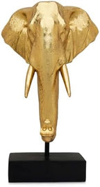 Gold Elephant Statue Home Decor Living Room Luxury Gift by ZHAOXIANG