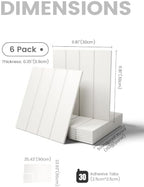 Fluxynara Felt Bulletin Board & Cork Board Alternative 36'' x 24'' - 6 Pack - Image 2