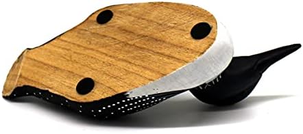 CVHOMEDECO. Primitives Hand Engraving and Painted Wood Loon Farmhouse Figurine Decorative Accent, 10-1/4 Inch - Image 7