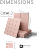 Fluxynara Felt Bulletin Board & Cork Board Alternative 36'' x 24'' - 6 Pack - Image 2