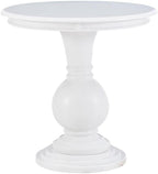 Pemberly Row Round Wood Accent Table, 26 in Height, MDF - Image 3