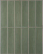 Smart Tiles Peel and Stick backsplash, Stacked Olive Green, 11.43"x9" by SmartTiles-OriginalPeelandStickBacksplashTiles