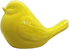 NEW Yellow Bird Figurine, Ceramic Chubby Bird Figure Cottage Animal Bird Statue Decorations for Home Garden Decor Accents - Image 2