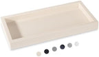 Silicone Bathroom Vanity Tray Dish Soap Holder Sink Organizer, Beige by Heagoale