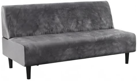 H.VERSAILTEX Real Velvet Futon Cover Armless Sofa Covers Sofa Bed Covers - Image 8
