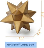 DreamsEden Golden Star Sculpture, Resin Decorative Ornaments Modern Home Decor Accent - Image 4
