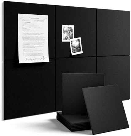 Fluxynara Felt Bulletin Board & Cork Board Alternative 36'' x 24'' - 6 Pack by FLUXYNARA