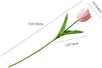 Mandy's 12pcs Artificial Light Pink Open Tulips - Image 2